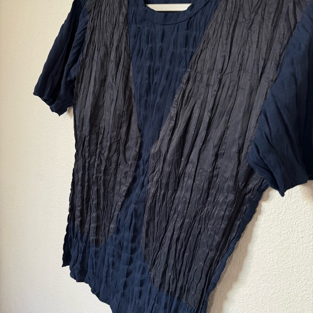 Issey Miyake Men 2017aw T-shirt Pleats Aperture Vest Style Size: 1 / Small - Picture 3 of 7
